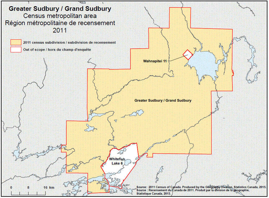 Geographical Map Of The 2011 Census Metropolitan Area Of Greater 