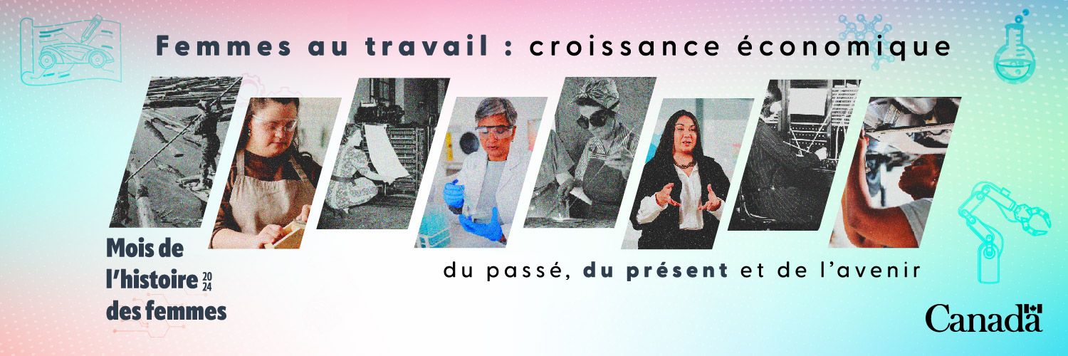 Femmes au travail : croissance économique. Mois de l'histoire des femmes : du passé, du présent et de l'avenir. 