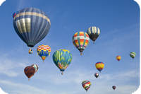 Hot air balloons | Ballons à air chaud 