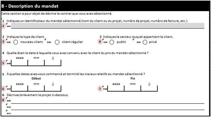 Image de la section B: Description du mandat 