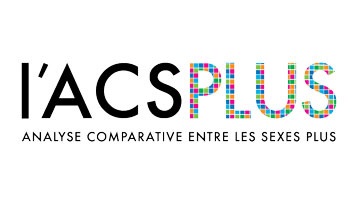 Logo de l' Analyse comparative entre les sexes plus 