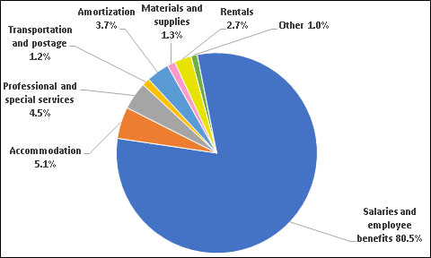 Gross expenditures by type 