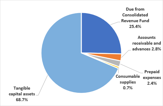 Assets by type - Described in following paragraph 