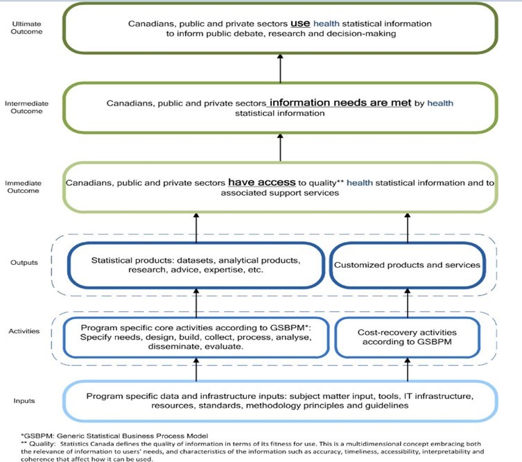 Figure 4: Health Statistics Program Logic Model 