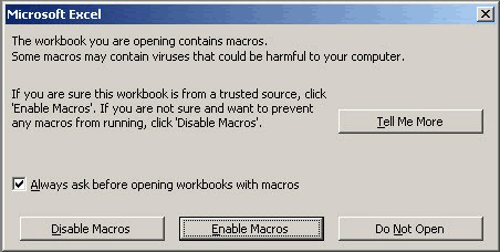 Figure 4a tells you that you should click on “Enable macros”. 