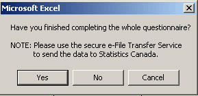 Figure 8a asks if you have completed filling in the questionnaire, a yes or no answer. 