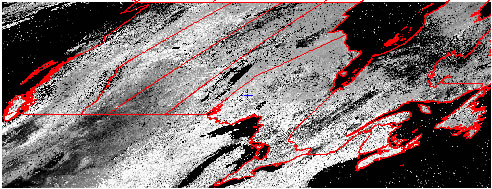 Image brute IDVN de MODIS, semaine julienne 34, 2009 