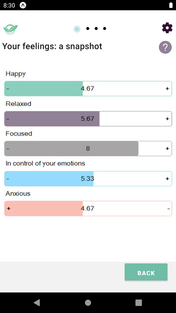 Your feelings: a snapshot 