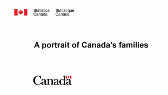 A portrait of Canada’s families