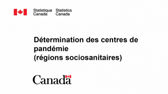 Détermination des centres de pandémie (régions sociosanitaires)