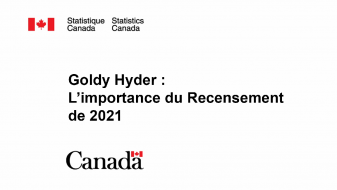 Goldy Hyder: L'importance du Recensement de 2021