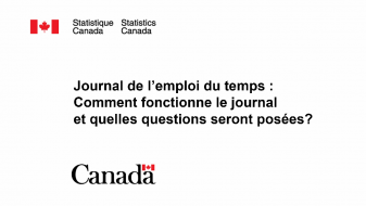 Journal de l’emploi du temps : Comment fonctionne le journal et quelles questions seront posées? 