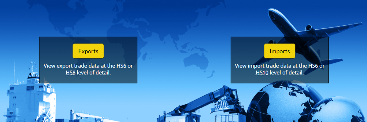 Canadian International Merchandise Trade Web Application